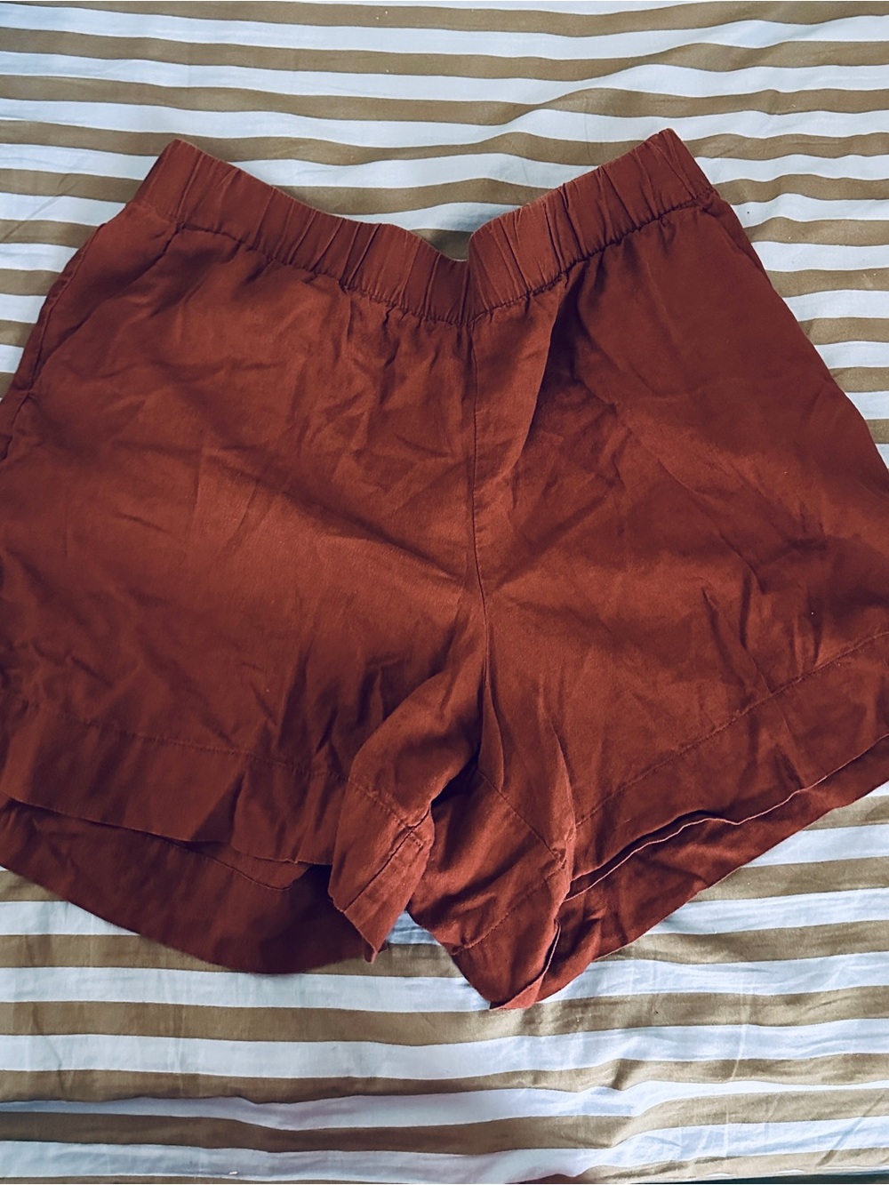 GAP Brown Linen Shorts, XL Tall